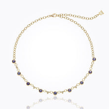 Load image into Gallery viewer, 18K Bellina Necklace with emerald and diamond
