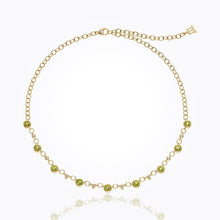 Load image into Gallery viewer, 18K Bellina Necklace with emerald and diamond
