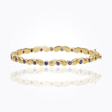 Load image into Gallery viewer, 18K Arcadia Bracelet with blue sapphire
