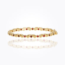 Load image into Gallery viewer, 18K Arcadia Bracelet with blue sapphire
