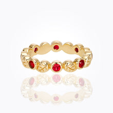 Load image into Gallery viewer, 18K Arcadia Ring with ruby
