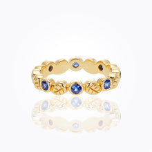 Load image into Gallery viewer, 18K Arcadia Ring with blue sapphire
