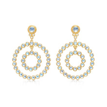 Load image into Gallery viewer, 18K Double Halo Earrings
