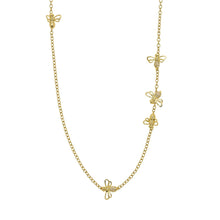 Load image into Gallery viewer, 18K Busy Bee Necklace
