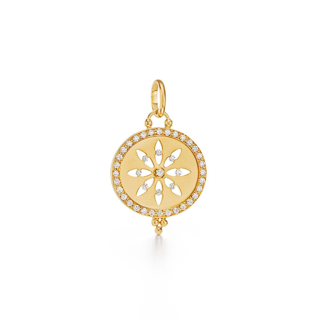 18K Cutout Sorcerer Pendant