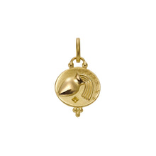 Load image into Gallery viewer, 18K Aquarius Zodiac Pendant
