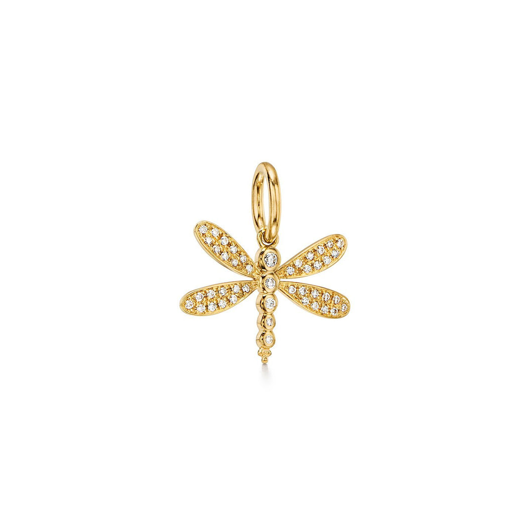 18K Dragonfly Pendant